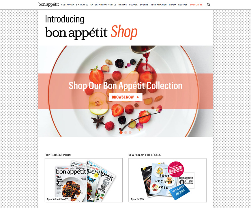 Andy Au Design | Bon Appetit Magazine